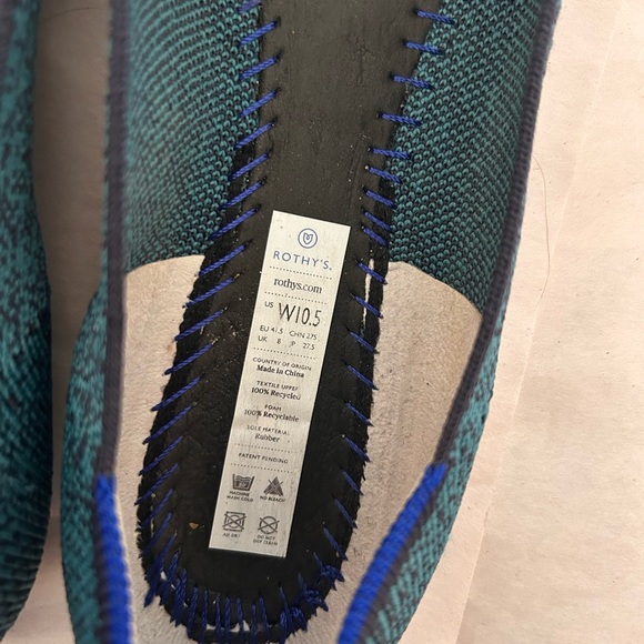 Rothy's Spruce Python Point Flats - Picture 2 of 3